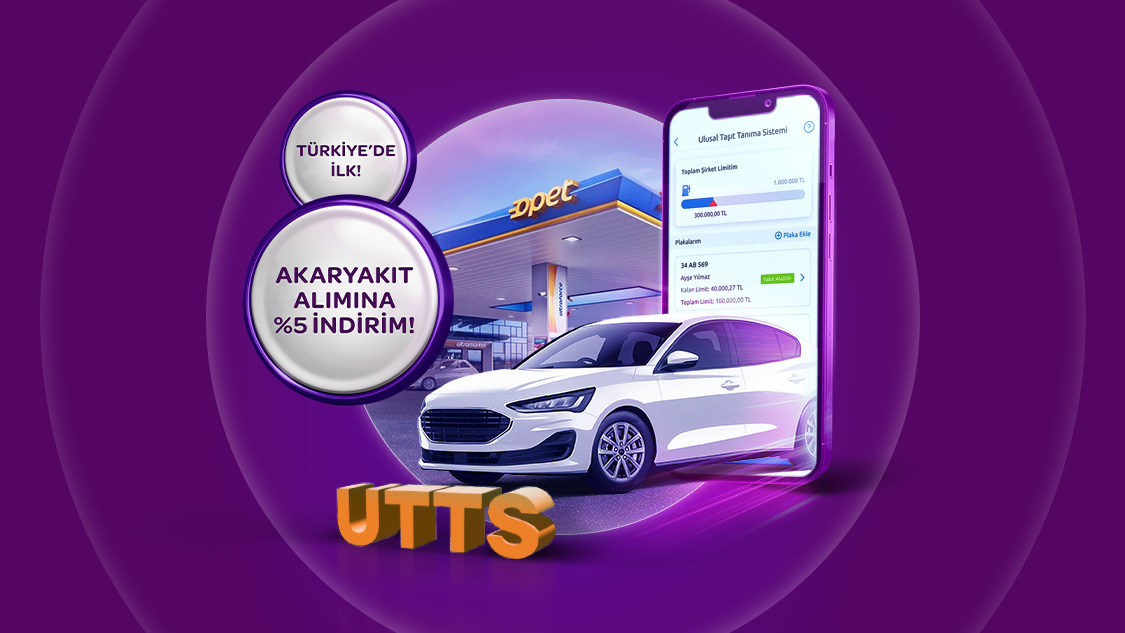 UTTS’li aracınızla 31 Ocak 2026’ya kadar yapacağınız her akaryakıt alımına %5 indirim! 