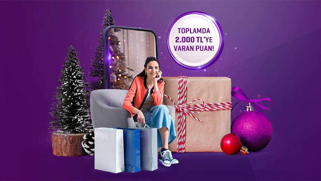 Gıda, giyim, kozmetik sektörlerinden ve seçili e-ticaret web siteleri ve uygulamalarından her 2.500 TL ve üzeri alışverişe 150 TL, World Pay’e ek 50 TL, toplamda 2.000 TL'ye varan Puan!