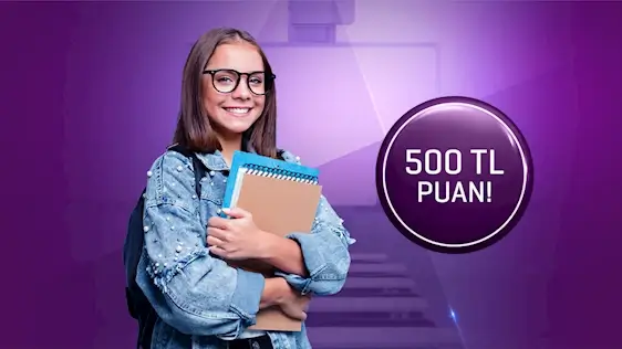 Eğitim kurumu harcamalarınıza 500 TL Puan!