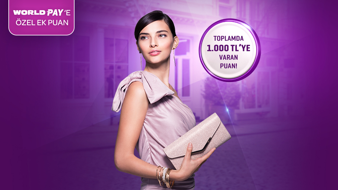 Giyim ve kozmetik sektörlerindeki alışverişlerinize toplamda 1.000 TL’ye varan Puan hediye!